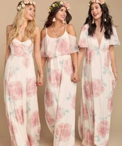 Show Me Your Mumu Godshaw Goddess Gown ~ GWSXMUMU Wedding Bells Floral