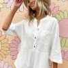 Show Me Your Mumu Horton Romper ~ White Linen