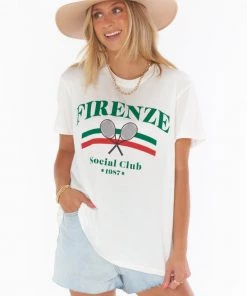 Show Me Your Mumu Italy Tee ~ Firenze Social Club Graphic New Mu