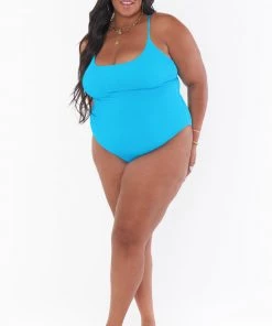Show Me Your Mumu Positano One Piece ~ Turquoise Scrunch New Mu 24 Show Me Your Mumu Positano One Piece ~ Turquoise Scrunch New Mu