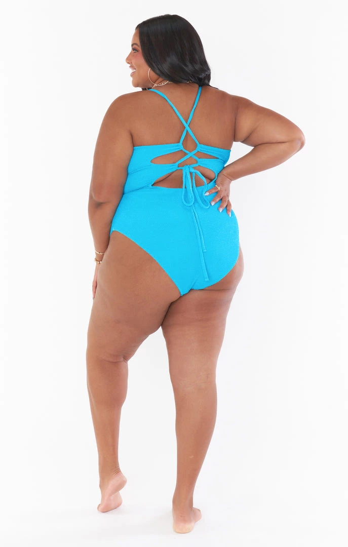Show Me Your Mumu Positano One Piece ~ Turquoise Scrunch New Mu 14 Show Me Your Mumu Positano One Piece ~ Turquoise Scrunch New Mu