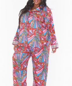 Show Me Your Mumu Classic PJ Set ~ Positano Paisley Satin