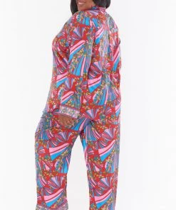 Show Me Your Mumu Classic PJ Set ~ Positano Paisley Satin