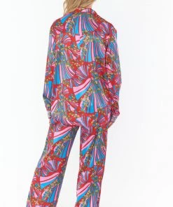 Show Me Your Mumu Classic PJ Set ~ Positano Paisley Satin