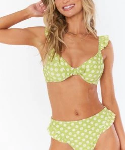 Show Me Your Mumu Bella Bottom ~ Matcha Blossom Rib