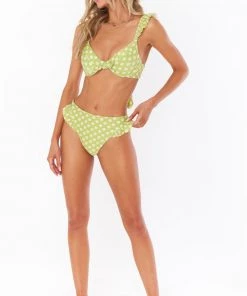 Show Me Your Mumu Bella Bottom ~ Matcha Blossom Rib