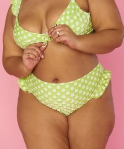 Show Me Your Mumu Bella Bottom ~ Matcha Blossom Rib
