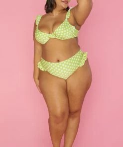 Show Me Your Mumu Bella Bottom ~ Matcha Blossom Rib