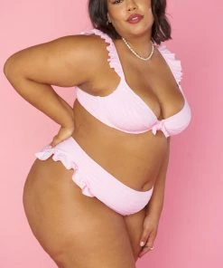 Show Me Your Mumu Bella Top ~ Frenchie Pink Rib