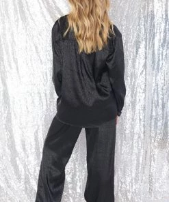 Show Me Your Mumu Classic PJ Set ~ Black Cheetah Silky