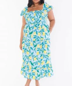 Show Me Your Mumu Afternoon Tea Dress ~ Blue Lemon Tart