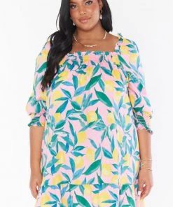 Show Me Your Mumu New Mu Delight Dress ~ Pink Lemon Tart