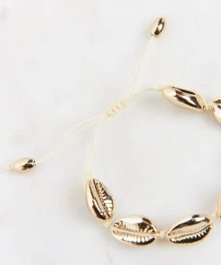Show Me Your Mumu Cowrie Shell Bracelet ~ Gold