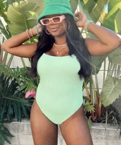 Show Me Your Mumu The Scrunch One Piece ~ Green Melon New Mu