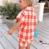 Show Me Your Mumu Lil Easy Shorts ~ Picnic Plaid New Mu