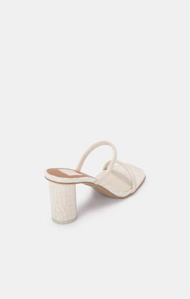 Show Me Your Mumu Dolce Vita Noles Block Heels ~ Ivory Patent Croco 6 Show Me Your Mumu Dolce Vita Noles Block Heels ~ Ivory Patent Croco