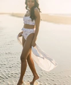 Show Me Your Mumu Island Ruffle Bottom ~ Pinck Blossom