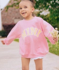 Show Me Your Mumu New Mu Mason Oversized Sweatshirt ~ Bright Mini Graphic