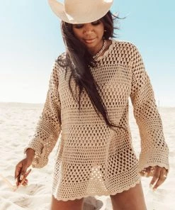 Show Me Your Mumu New Mu Paula Pullover ~ Latte Crochet