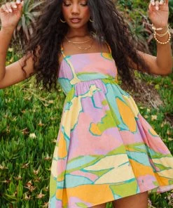 Show Me Your Mumu Gretchen Mini Dress ~ Summer Sorbet New Mu