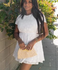 Show Me Your Mumu New Mu Merritt Mini Dress ~ White Daisy