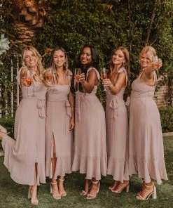 Show Me Your Mumu Claire Midi Dress ~ Soft Beige Chiffon 19 Show Me Your Mumu Claire Midi Dress ~ Soft Beige Chiffon