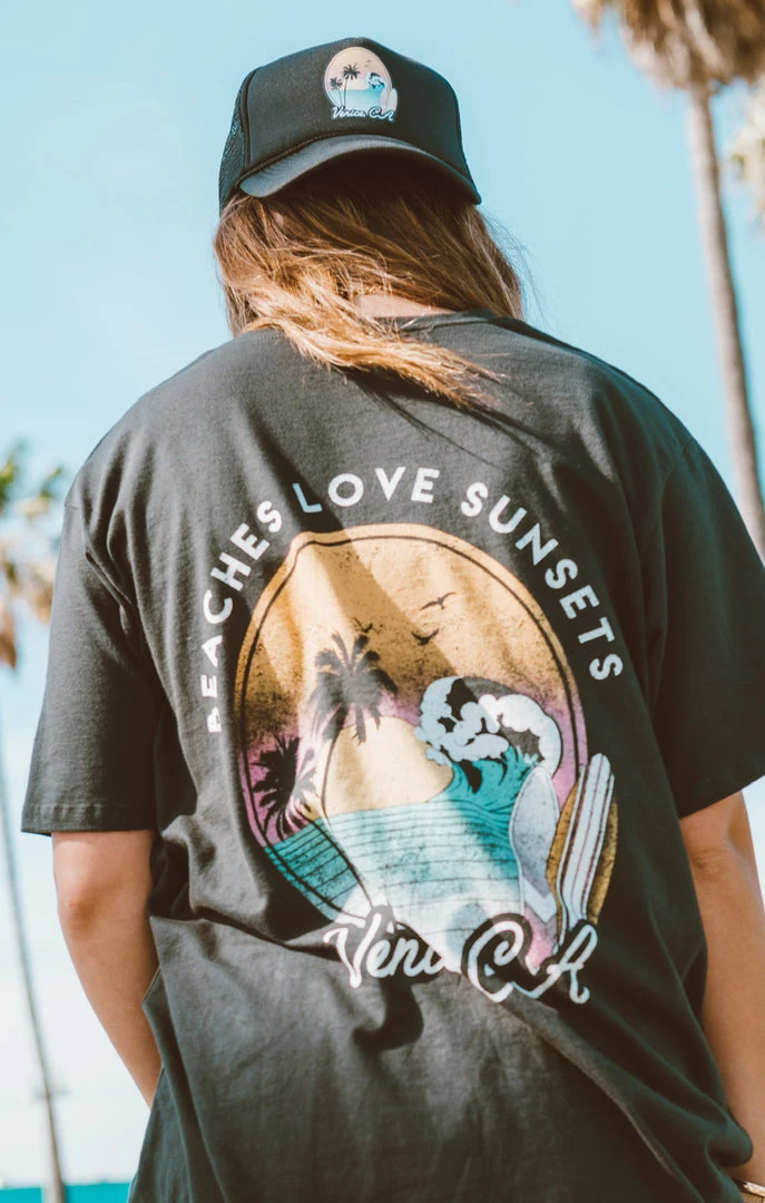 Show Me Your Mumu Venice Graphic Trucker Hat ~ Black New Mu 4 Show Me Your Mumu Venice Graphic Trucker Hat ~ Black New Mu