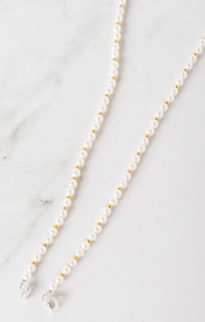 Show Me Your Mumu Accessories Pearl Sunglasses Chain ~ White/Gold 6 Show Me Your Mumu Accessories Pearl Sunglasses Chain ~ White/Gold