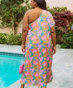 Show Me Your Mumu Christie Maxi Dress ~ Barbie™ Party Wave