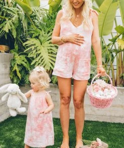 Show Me Your Mumu Tilda Tie Romper ~ Twisted Tie Dye Pink 21 Show Me Your Mumu Tilda Tie Romper ~ Twisted Tie Dye Pink