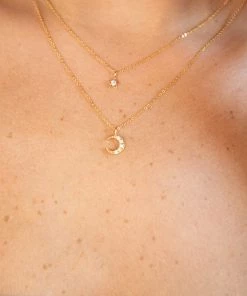 Show Me Your Mumu New Mu Child Of Wild Ethereal Light Layered Necklace ~ 14K Gold-Plated