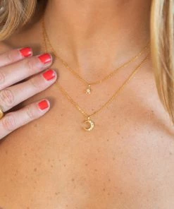 Show Me Your Mumu New Mu Child Of Wild Ethereal Light Layered Necklace ~ 14K Gold-Plated