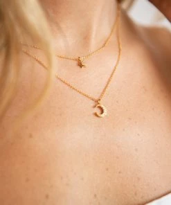 Show Me Your Mumu New Mu Child Of Wild Ethereal Light Layered Necklace ~ 14K Gold-Plated