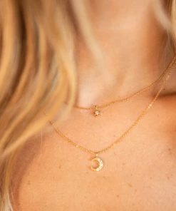 Show Me Your Mumu New Mu Child Of Wild Ethereal Light Layered Necklace ~ 14K Gold-Plated