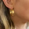 Show Me Your Mumu New Mu Gorjana Jax Small Hoops ~ 18K Gold Plated