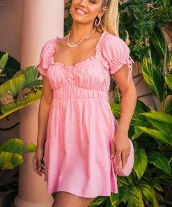 Show Me Your Mumu Nikki Mini Dress ~ Barbie™ Pink Linen 12 Show Me Your Mumu Nikki Mini Dress ~ Barbie™ Pink Linen