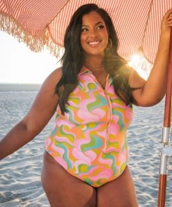 Show Me Your Mumu Surfing Barbie™ One Piece ~ Barbie™ Party Wave