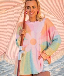 Show Me Your Mumu After Sun Sweater ~ Daisy Stripe Knit