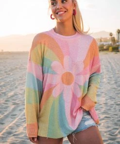 Show Me Your Mumu After Sun Sweater ~ Daisy Stripe Knit
