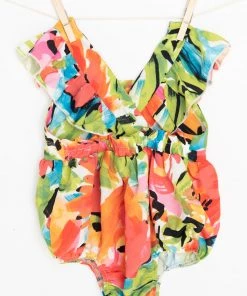 Show Me Your Mumu Clothes April Ruffle Jumper ~ Mimosa Blooms