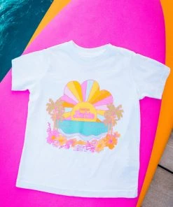 Show Me Your Mumu Little Point Dune Tee ~ Malibu Barbie™ Graphic