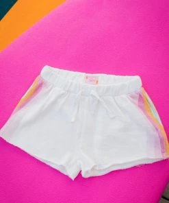 Show Me Your Mumu Little Surf Shack Shorts ~ Barbie™ Wave Graphic