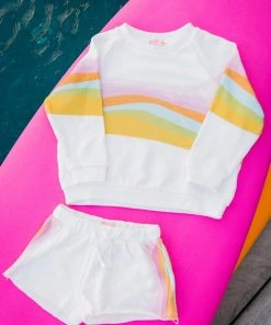 Show Me Your Mumu Little Surf Shack Shorts ~ Barbie™ Wave Graphic