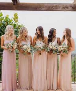 Show Me Your Mumu Bridesmaids Dresses Kendall Maxi Dress ~ Magic Mauve Glimmer