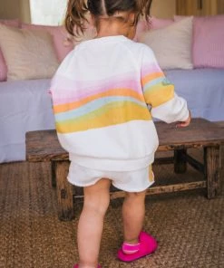 Show Me Your Mumu Little Surf Shack Sweatshirt ~ Barbie™ Wave Graphic