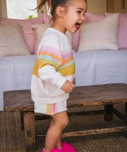 Show Me Your Mumu Little Surf Shack Sweatshirt ~ Barbie™ Wave Graphic