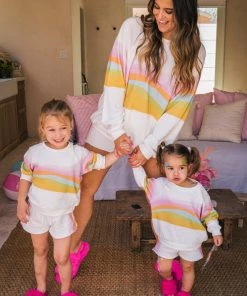 Show Me Your Mumu Little Surf Shack Sweatshirt ~ Barbie™ Wave Graphic