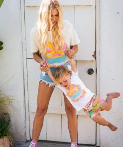 Show Me Your Mumu Little Point Dune Tee ~ Malibu Barbie™ Graphic