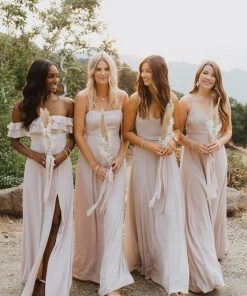 Show Me Your Mumu Emma Ruffle Maxi Dress ~ Show Me The Ring Crisp Bridesmaids Dresses