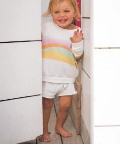 Show Me Your Mumu Little Surf Shack Shorts ~ Barbie™ Wave Graphic